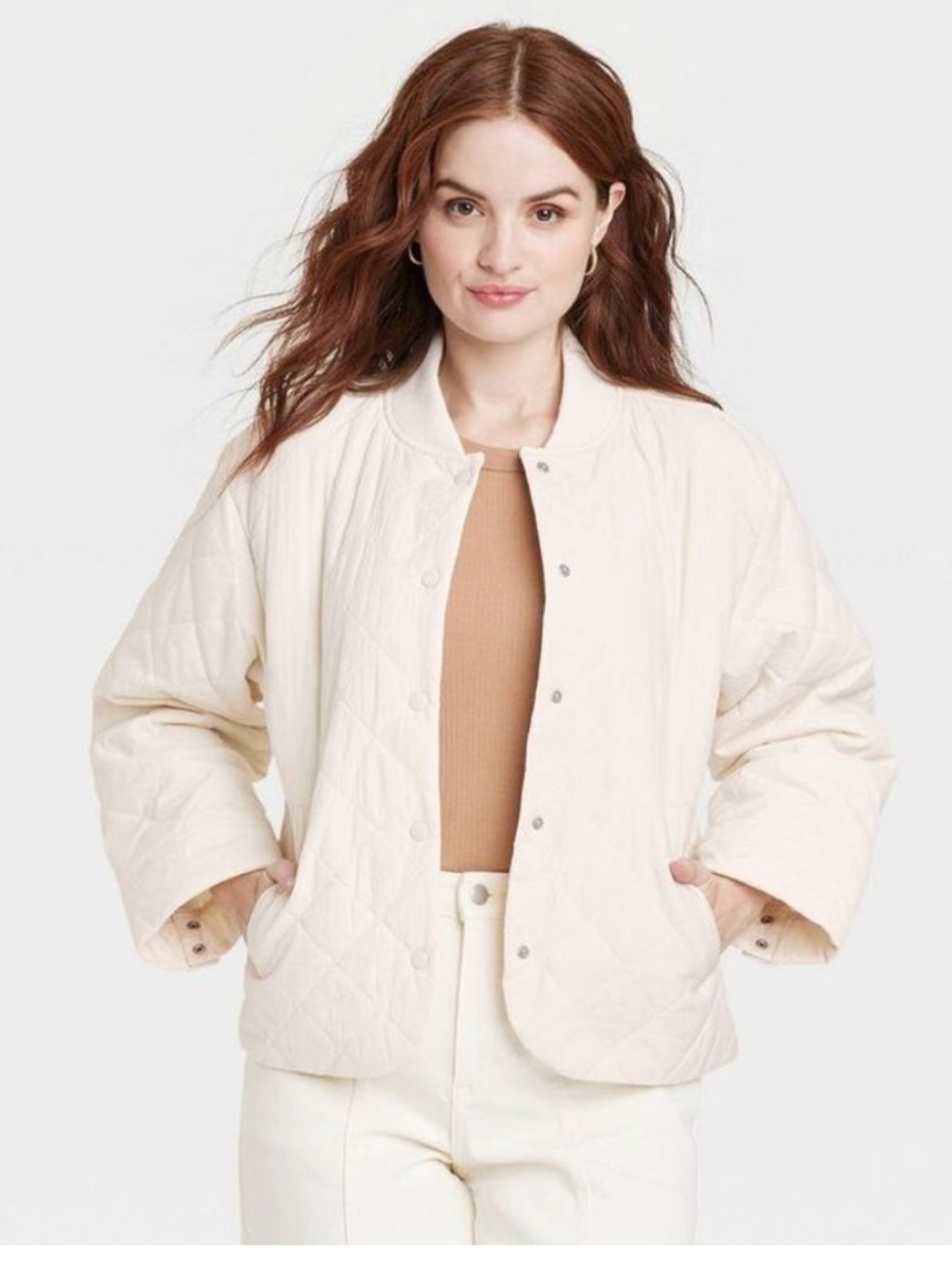 A New Day Quilted Bomber Jacket
